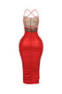 Body Talk Ruched Midi Dress
